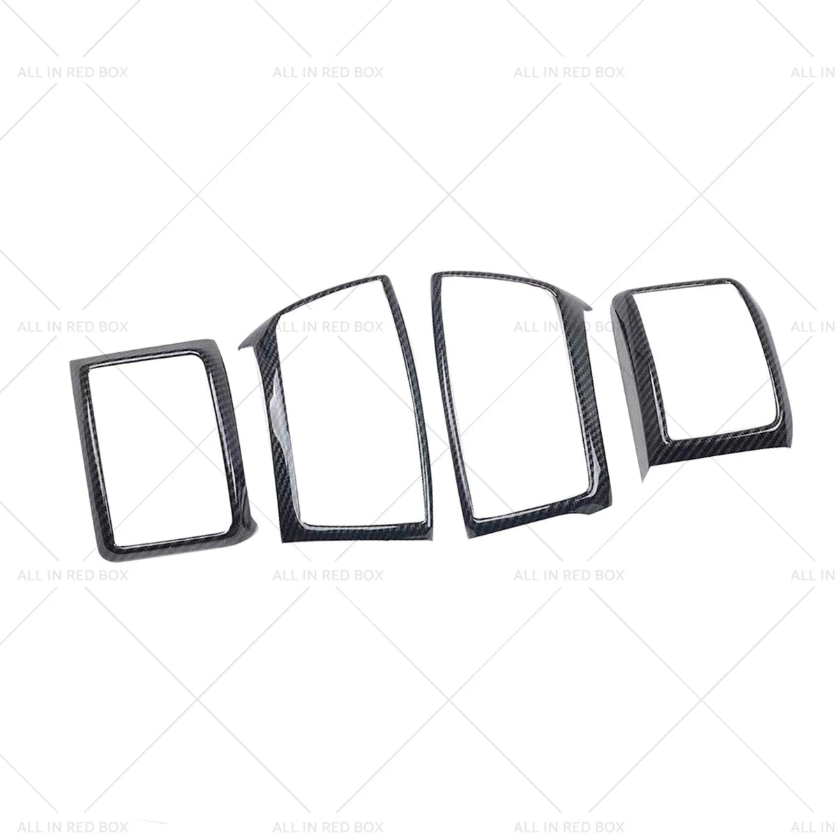 4X Carbon Fiber Air Outlet Frame Cover Trim for Ford Ranger (2015–2022)