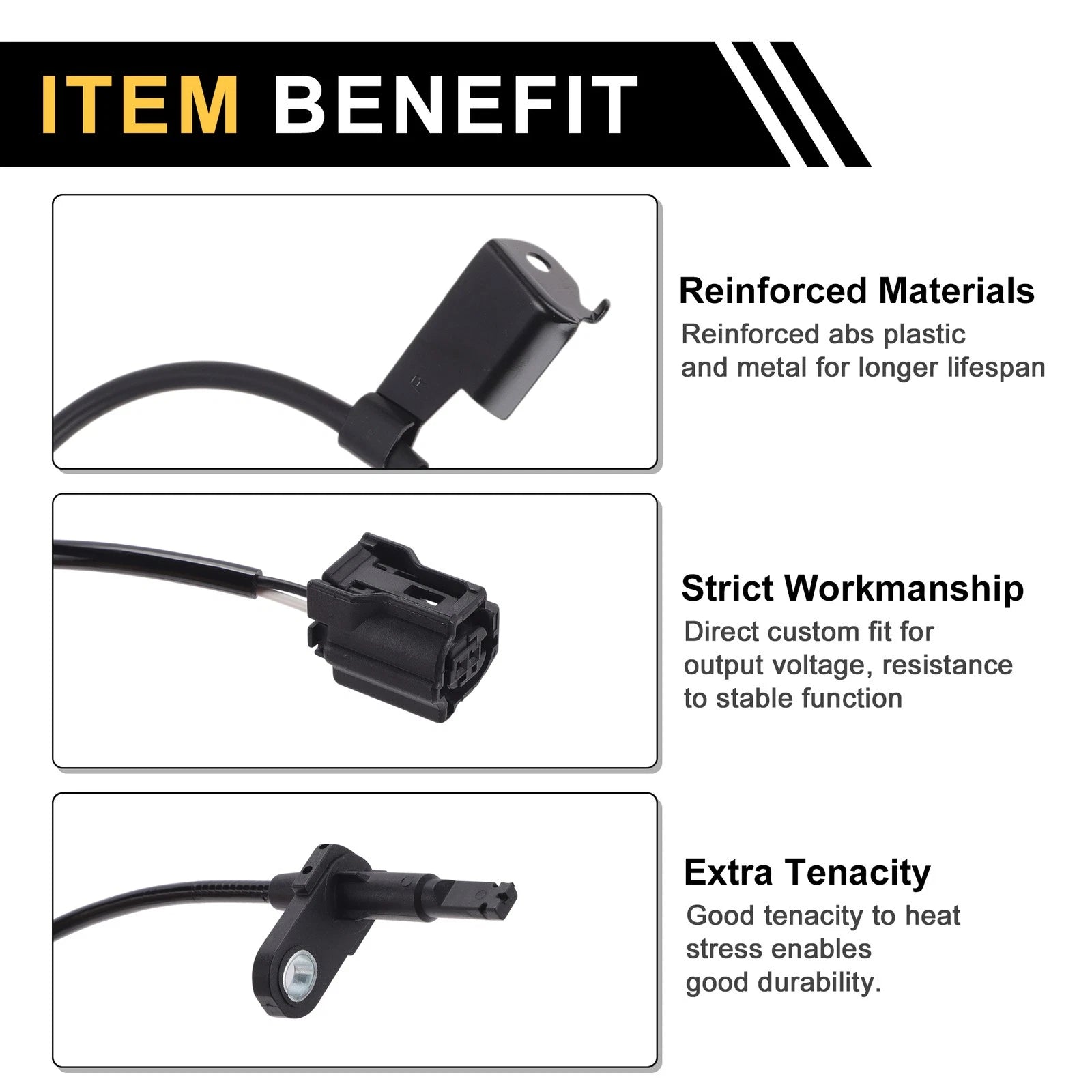 ABS Wheel Speed Sensor No. 89542BZ090 for Toyota Corolla (2020–2023) 1Pc Right Front