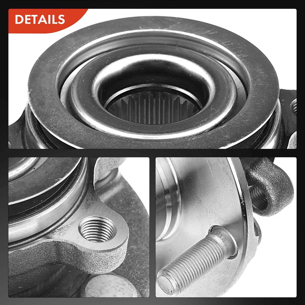 Set of 4 Wheel Hub & Bearing Assembly for Nissan Rogue Select (2014–2015)
