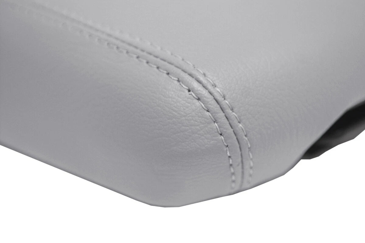 Leather Console Lid Armrest Cover for Kia Telluride (2020) - Gray