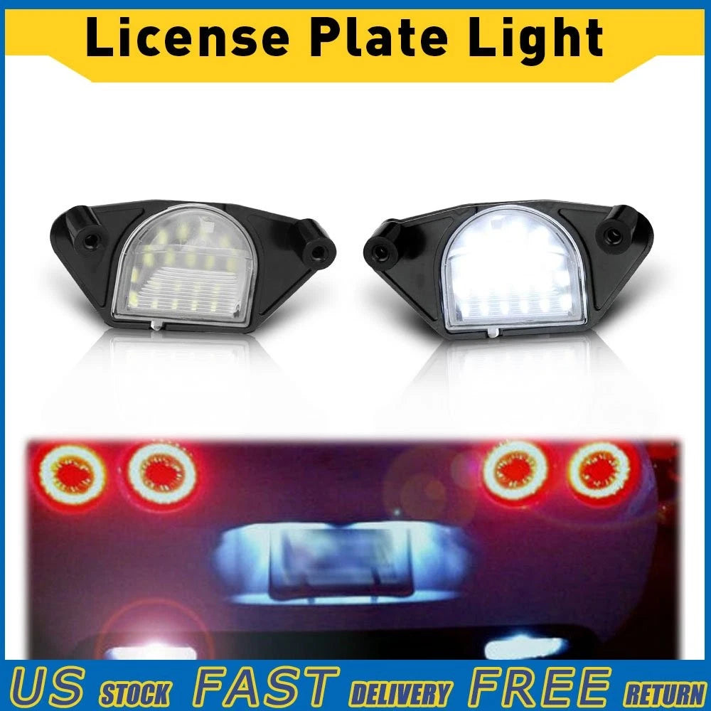 LED License Plate Lights for Chevrolet Corvette, Impala, Monte Carlo, SSR