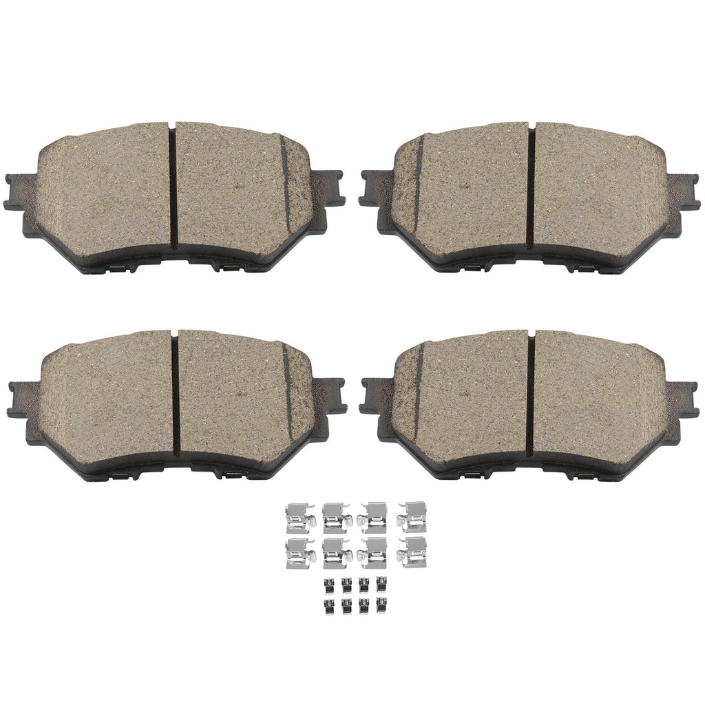 2X Front Ceramic Brake Pads for Mazda 3 Sport (2014)