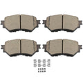 2X Front Ceramic Brake Pads for Mazda 3 Sport (2014)