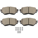 2X Front Ceramic Brake Pads for Mazda 3 Sport (2014)