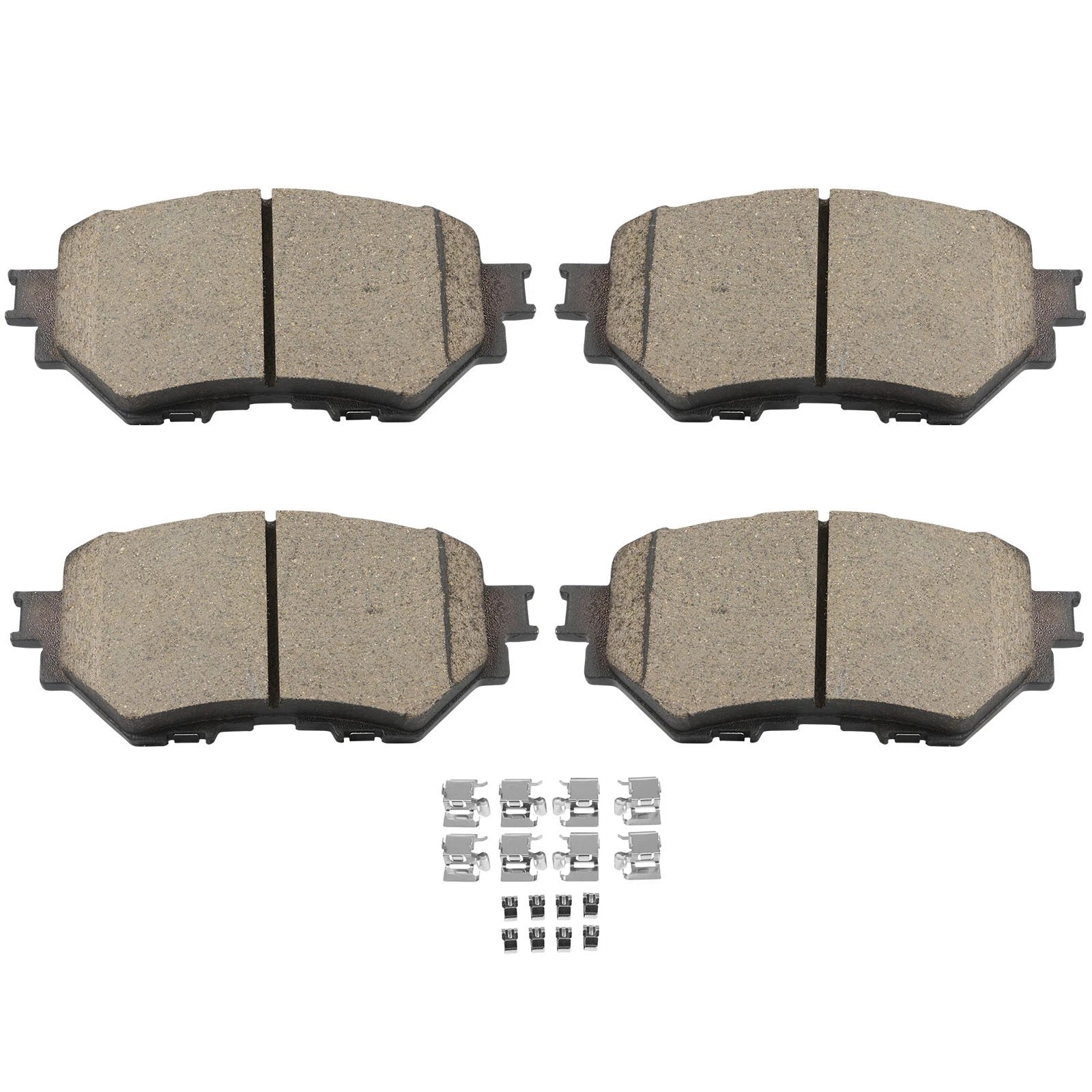 2X Front Ceramic Brake Pads for Mazda 3 Sport (2014)