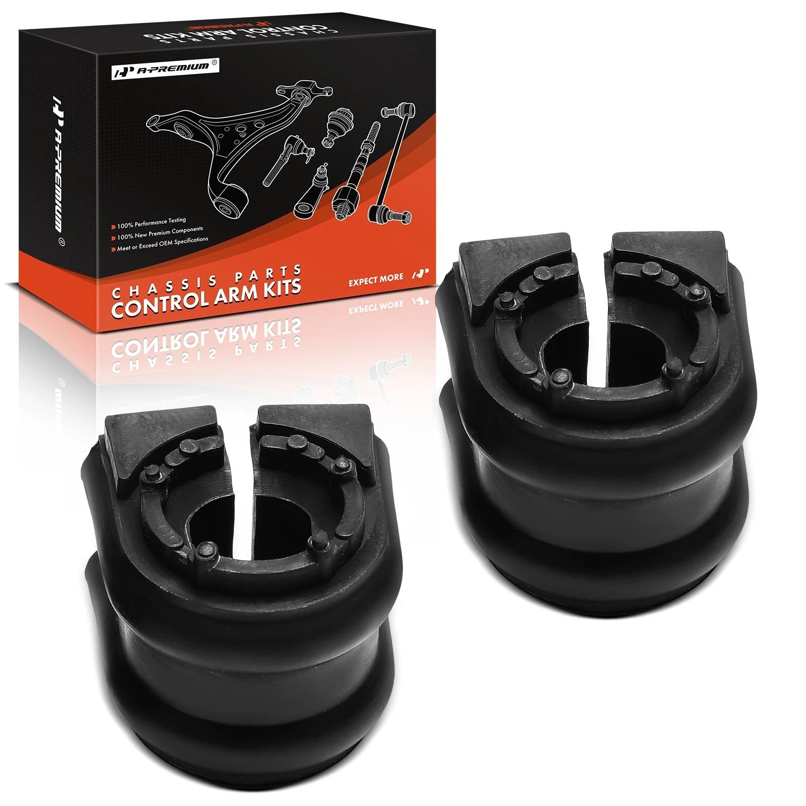 2X Rear Sway Bar Bushing Kit for Hyundai Santa Fe (2013–2018) Kia Rio