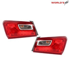 Set of 2 Outer Tail Light Brake Lamps for Chevy Malibu (2016–2021)