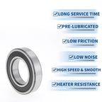 Deep Groove Ball Bearing P5 for Scooter Skateboard Wheel (55x100x21mm)