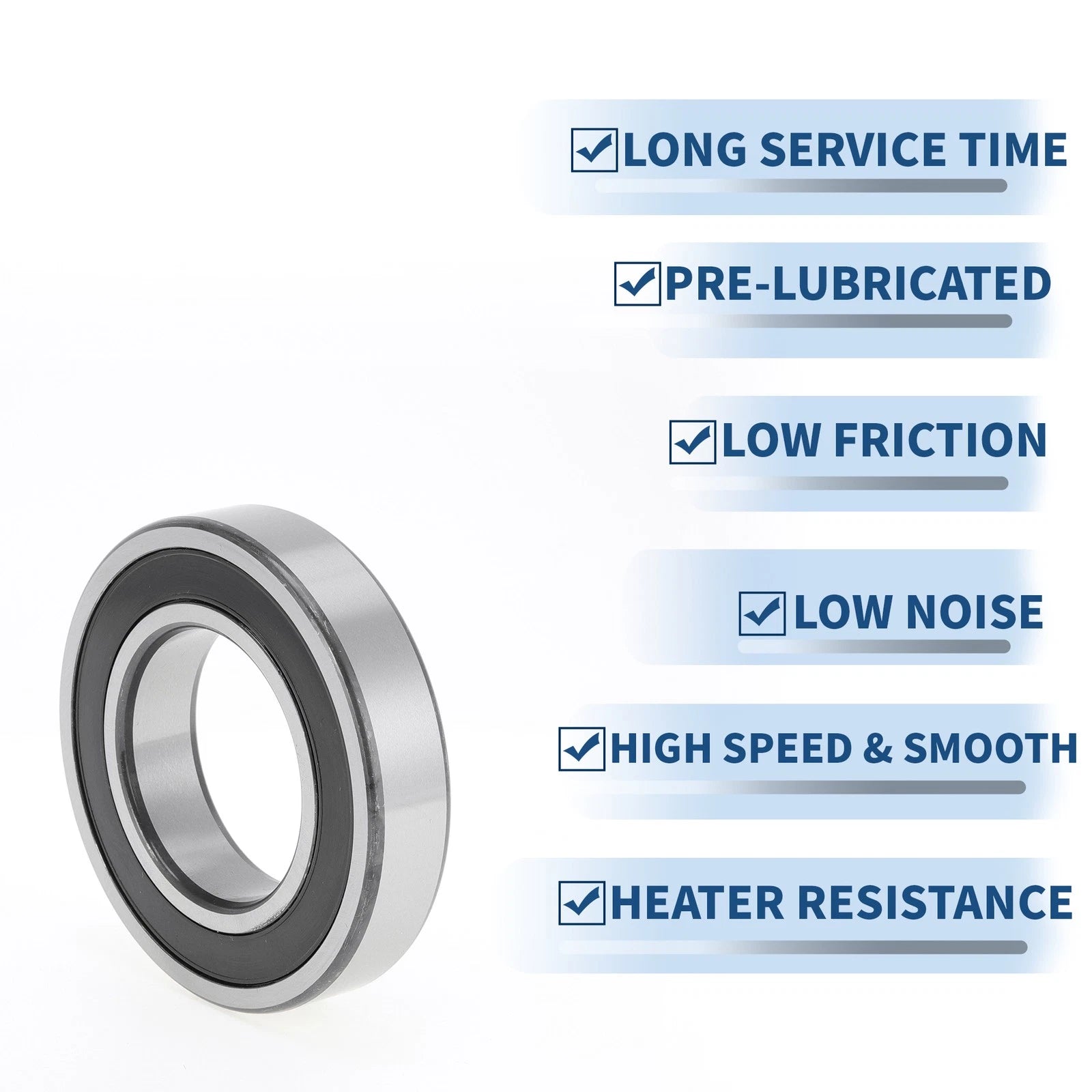 Deep Groove Ball Bearing P5 for Scooter Skateboard Wheel (55x100x21mm)