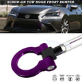 Race Tow Hook for Lexus IS RC (2011–2023) Aluminum Anodized Purple