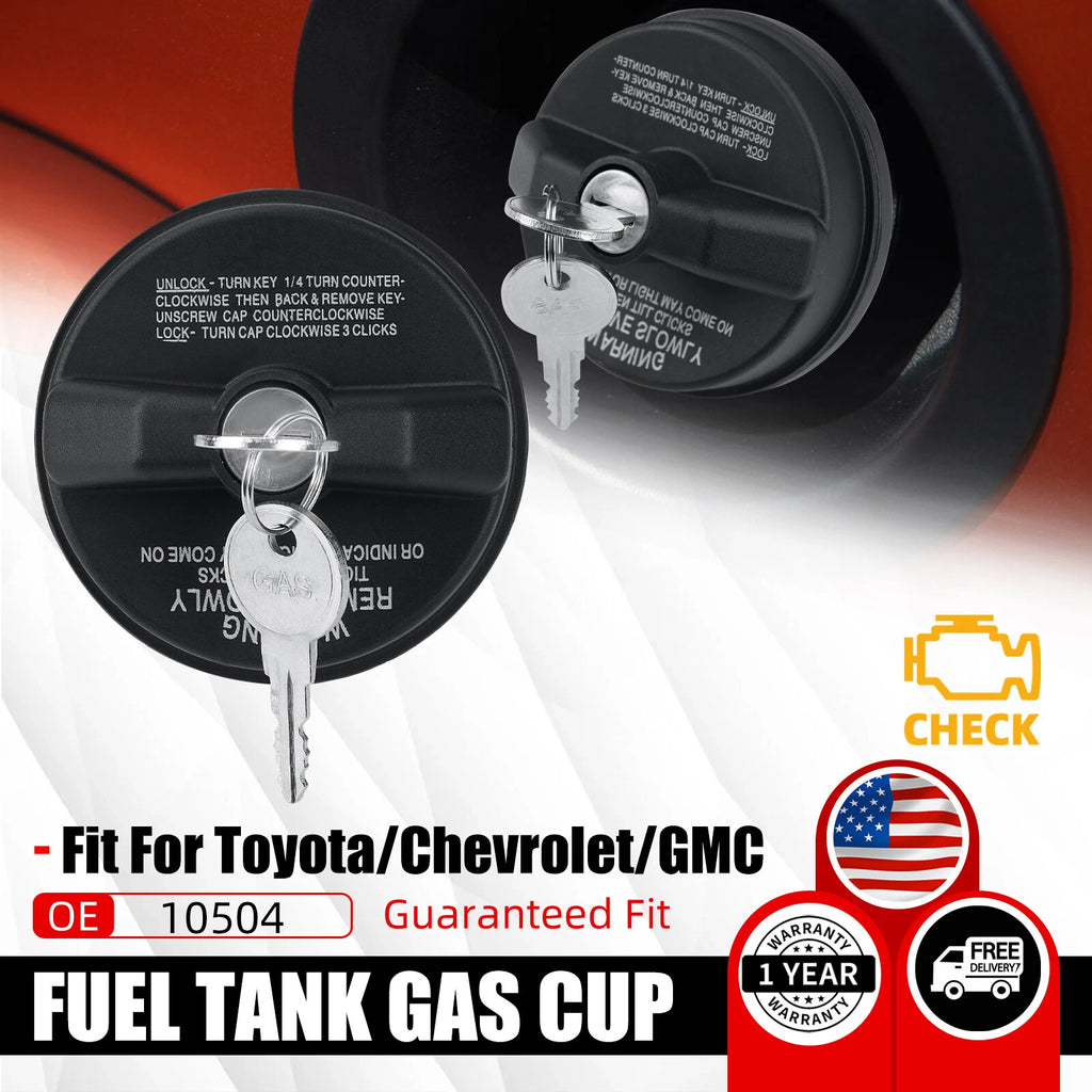 Locking Fuel Cap for Toyota 4Runner (1999–2002, 2010–2021)
