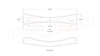 Front Crossmember Heavy Duty with 1 Inch Drop for 1932 Ford Model A (1932)