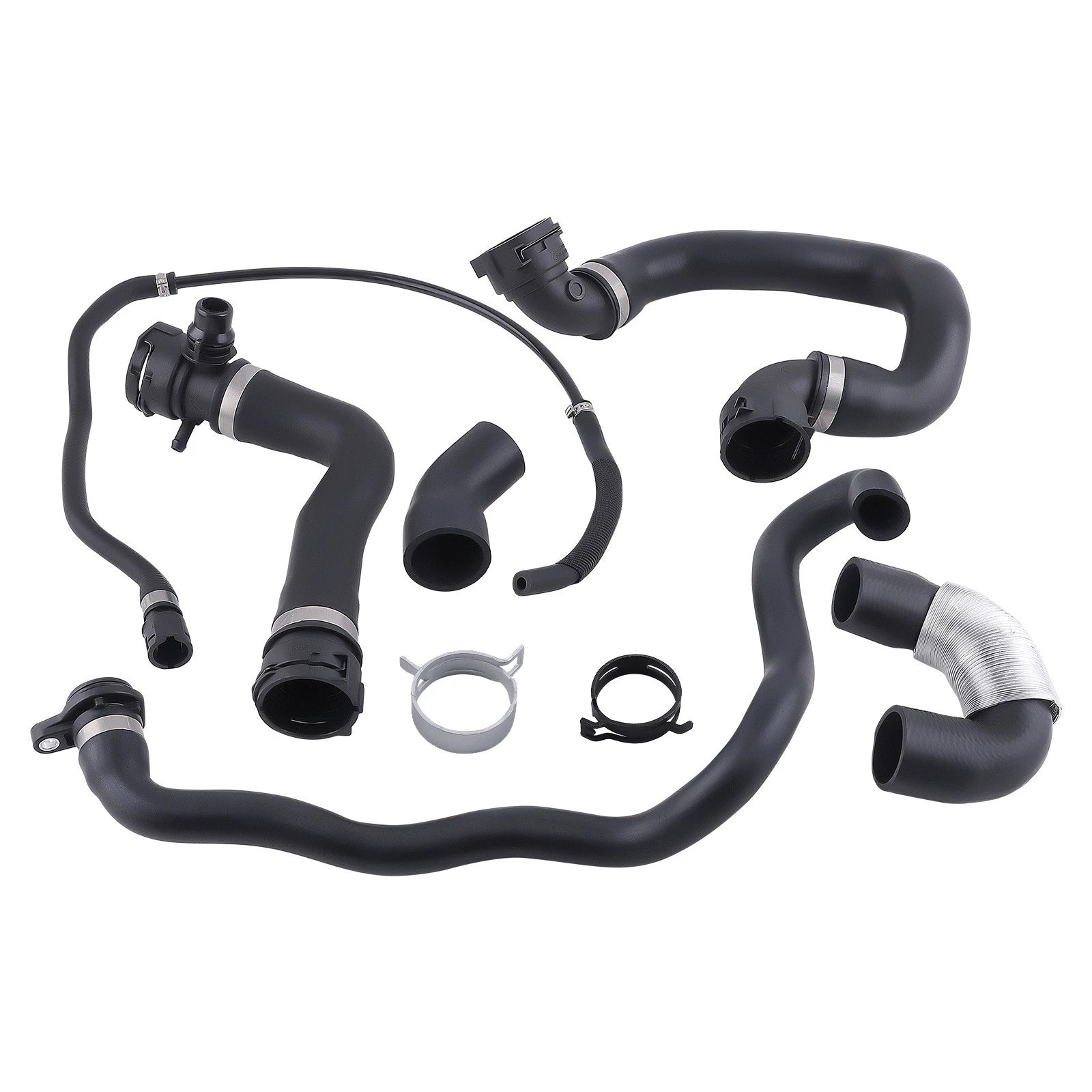6X Radiator Coolant Water Hose Pipe Kit for BMW 335xi (2007–2008) 11537585023