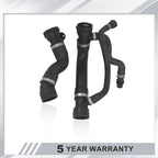 2X Lower & Upper Radiator Hose Pipe for BMW 525i 530i (2006–2007)