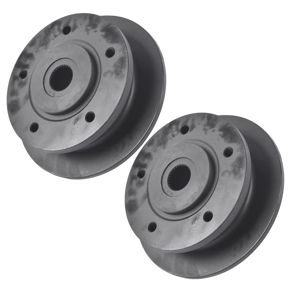 Pair Front Brake Hub Rotor Disc for John Deere Gator HPX 615E 815 850D 4x4