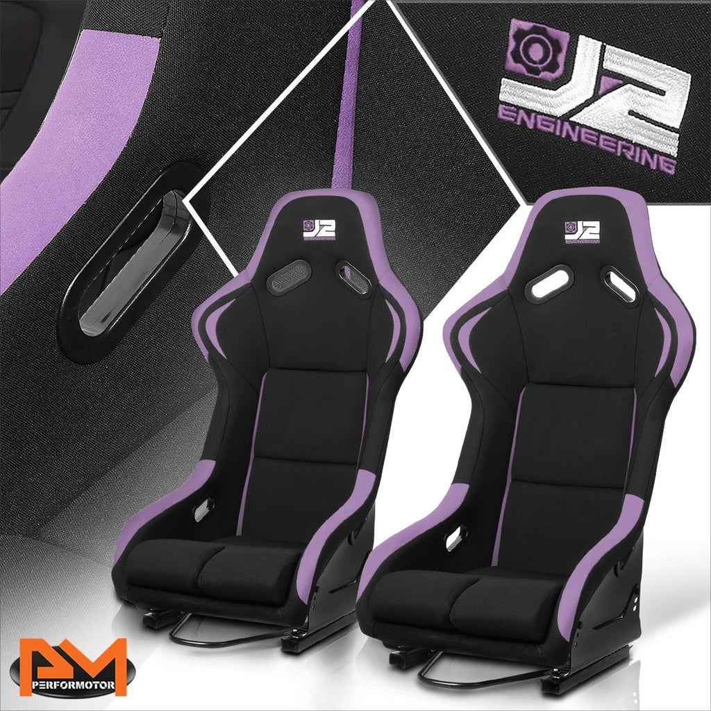 J2 Engineering Fixed Position Bucket Racing Seat for Universal Fit (No Year)