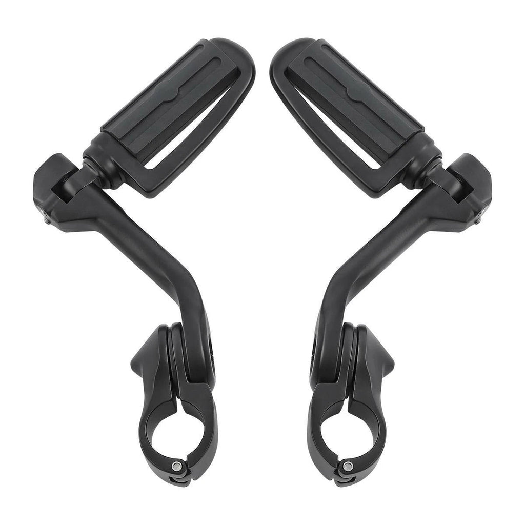 Highway Bar Mount Kit & Footpeg Pegs for Harley (1 1/4'', Matte Black)