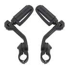 Highway Bar Mount Kit & Footpeg Pegs for Harley (1 1/4'', Matte Black)