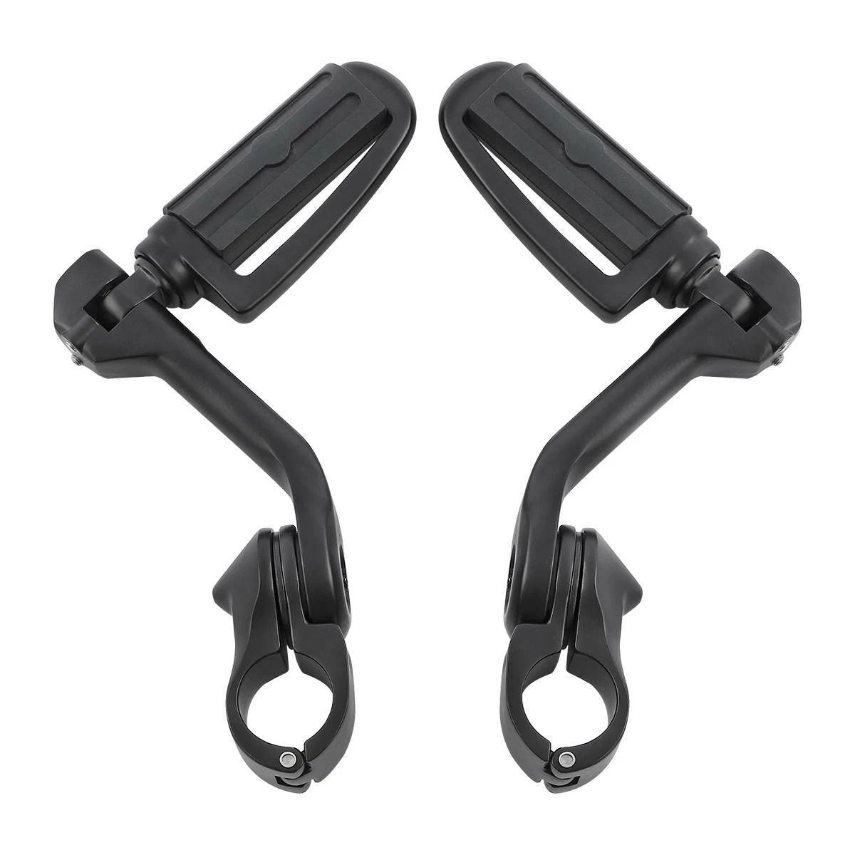 Highway Bar Mount Kit & Footpeg Pegs for Harley (1 1/4'', Matte Black)