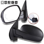 Set of 2 Power Fold Memory Heated Puddle Light Mirrors for Chevy (2007–2014)