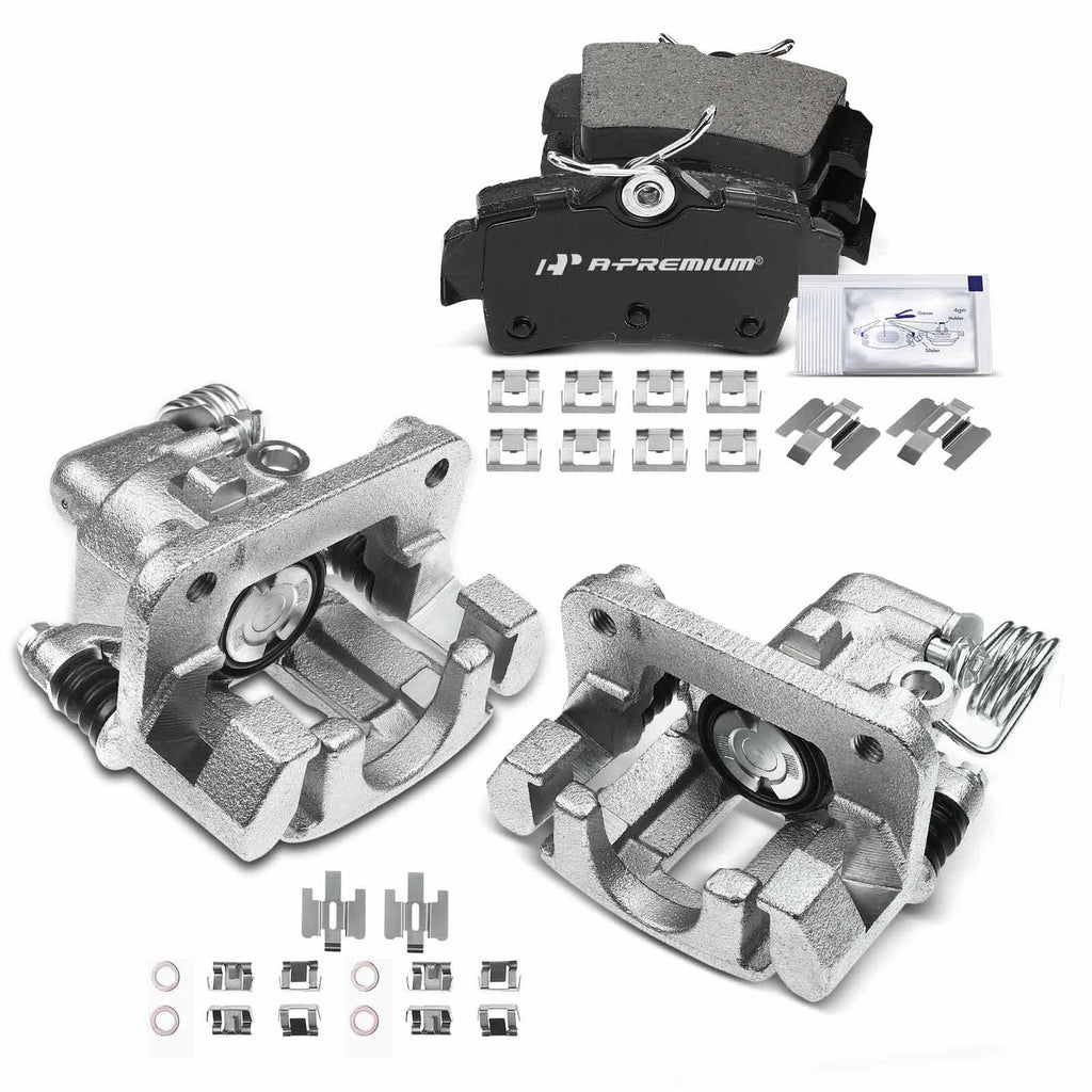 6X Rear Brake Caliper & Ceramic Pads for Ford Mustang