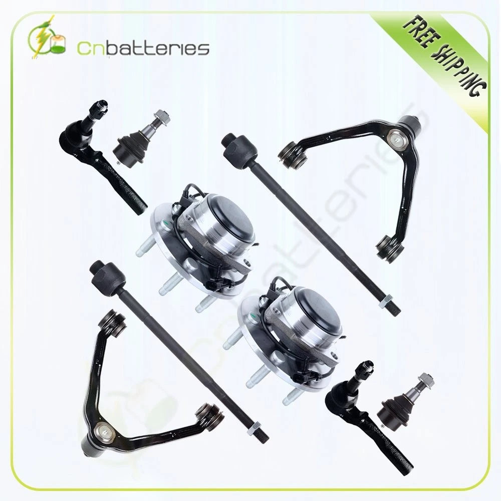 Front Control Arm Wheel Bearing Suspension Kit for Chevy Express GMC Savana 1500 (2003–2023)
