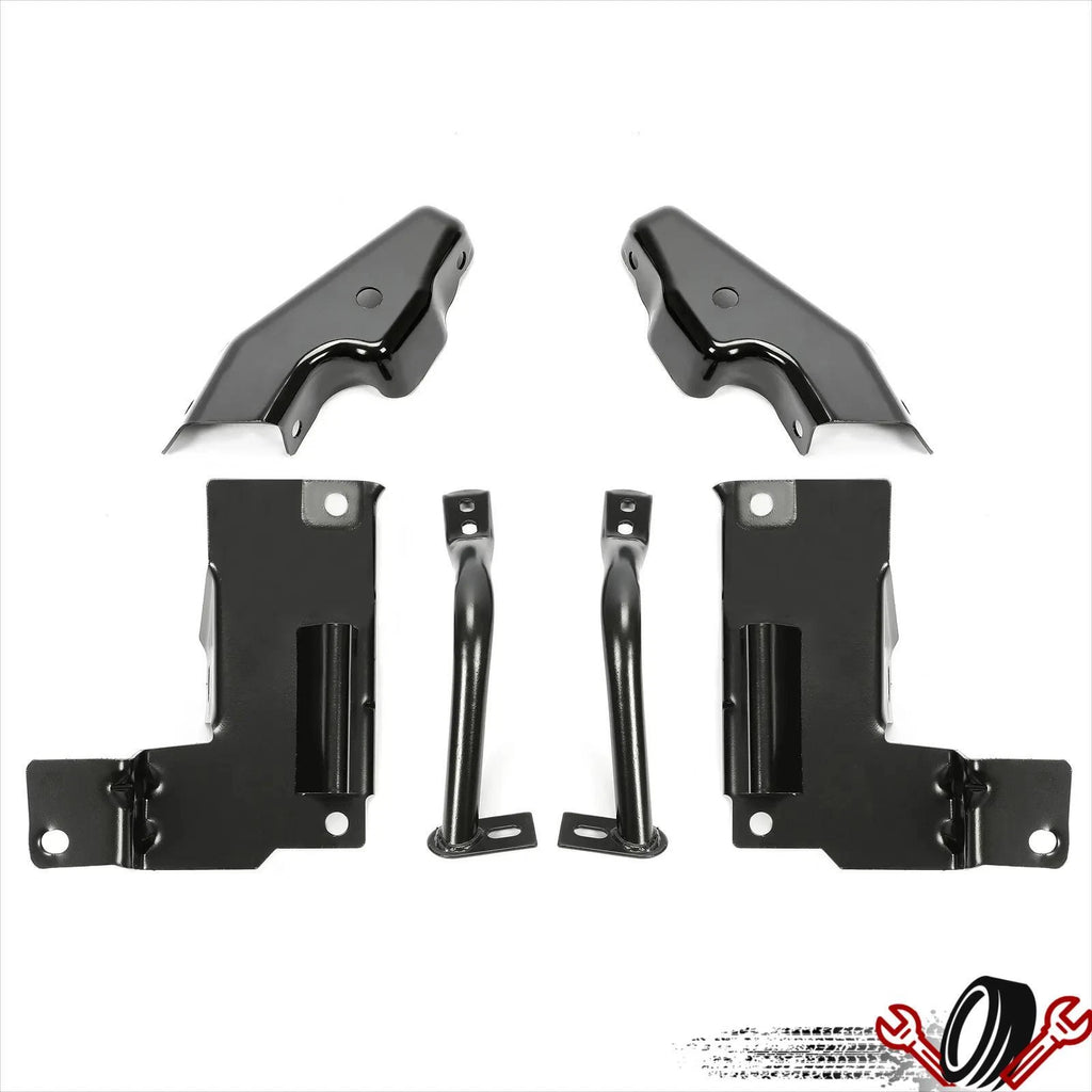 Set of 2 Front Bumper Brackets for Chevrolet Silverado 1500 2500 (2003–2006)