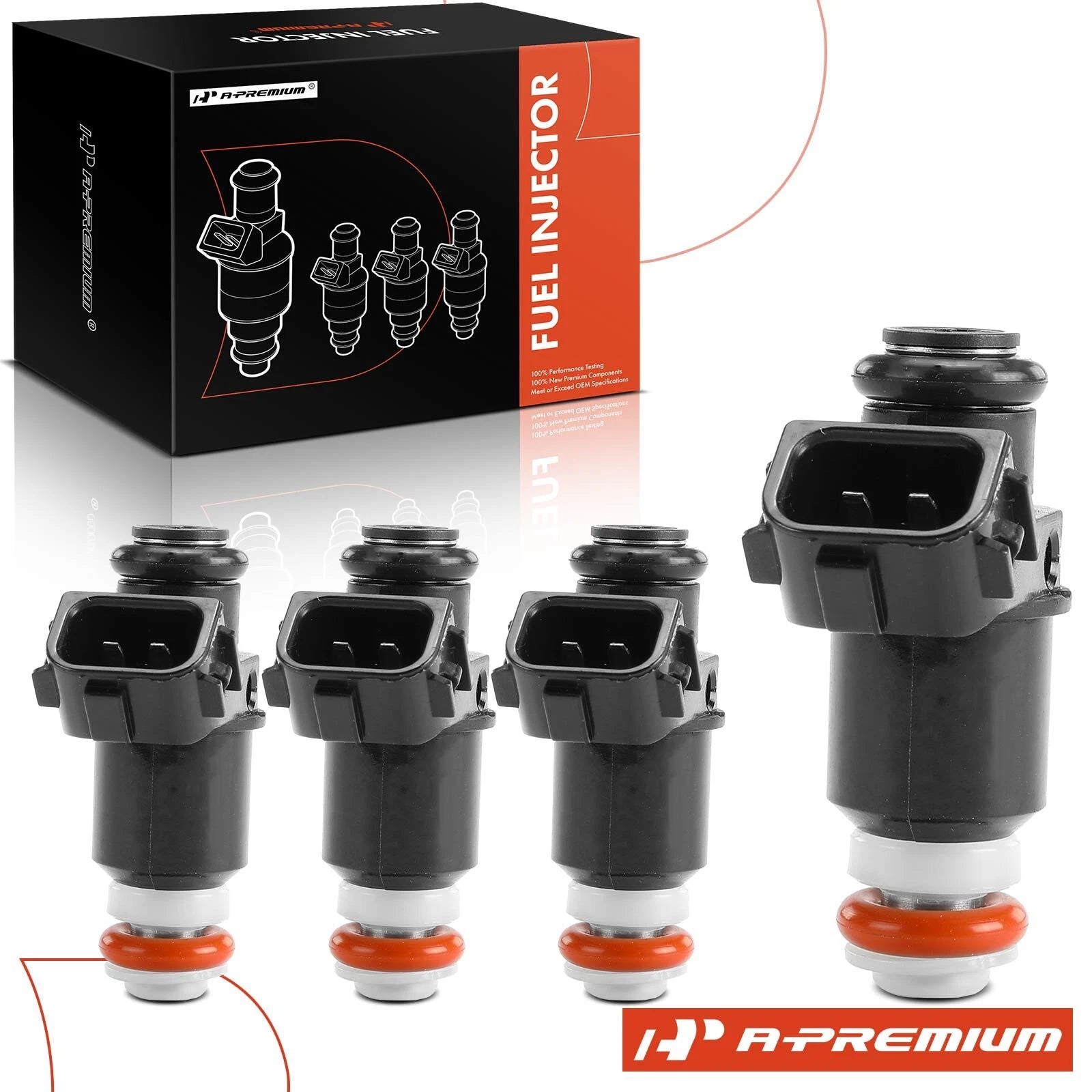 Set of 4 Fuel Injectors for Honda Civic (2003–2005) L4 1.3L