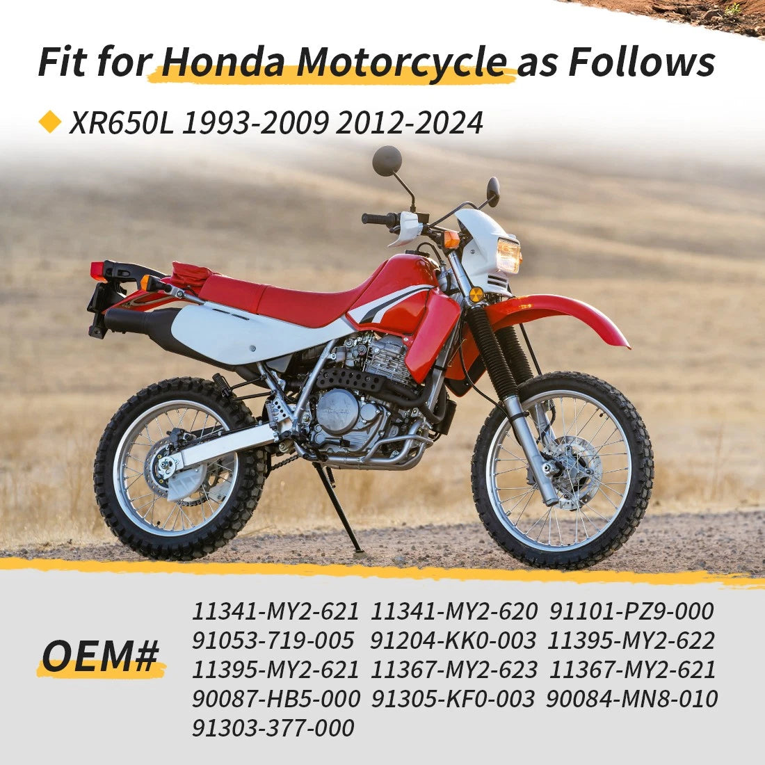 Stator Cover for Honda XR650L (1993–2024) - LH Crankcase, Plug, Gasket, Seal