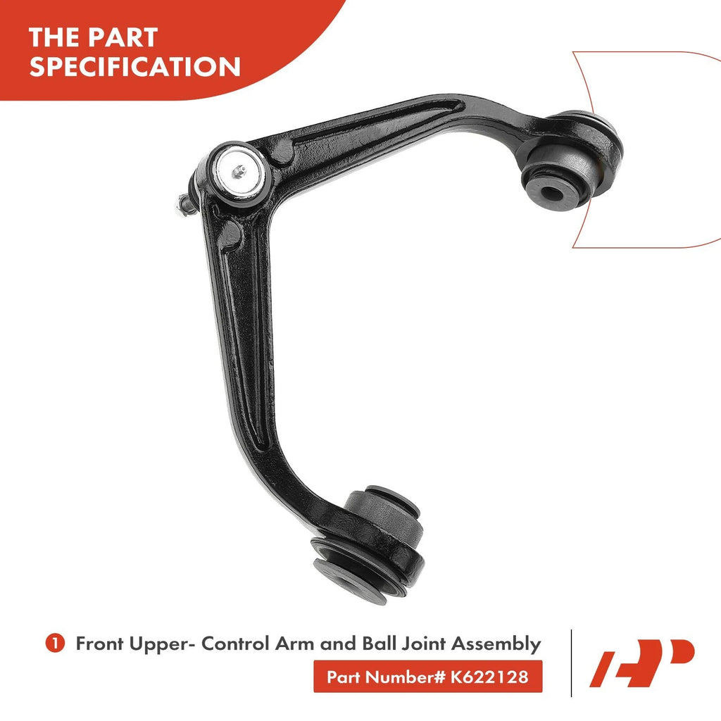 Set of 4 Control Arms and Ball Joints for Chevy Silverado