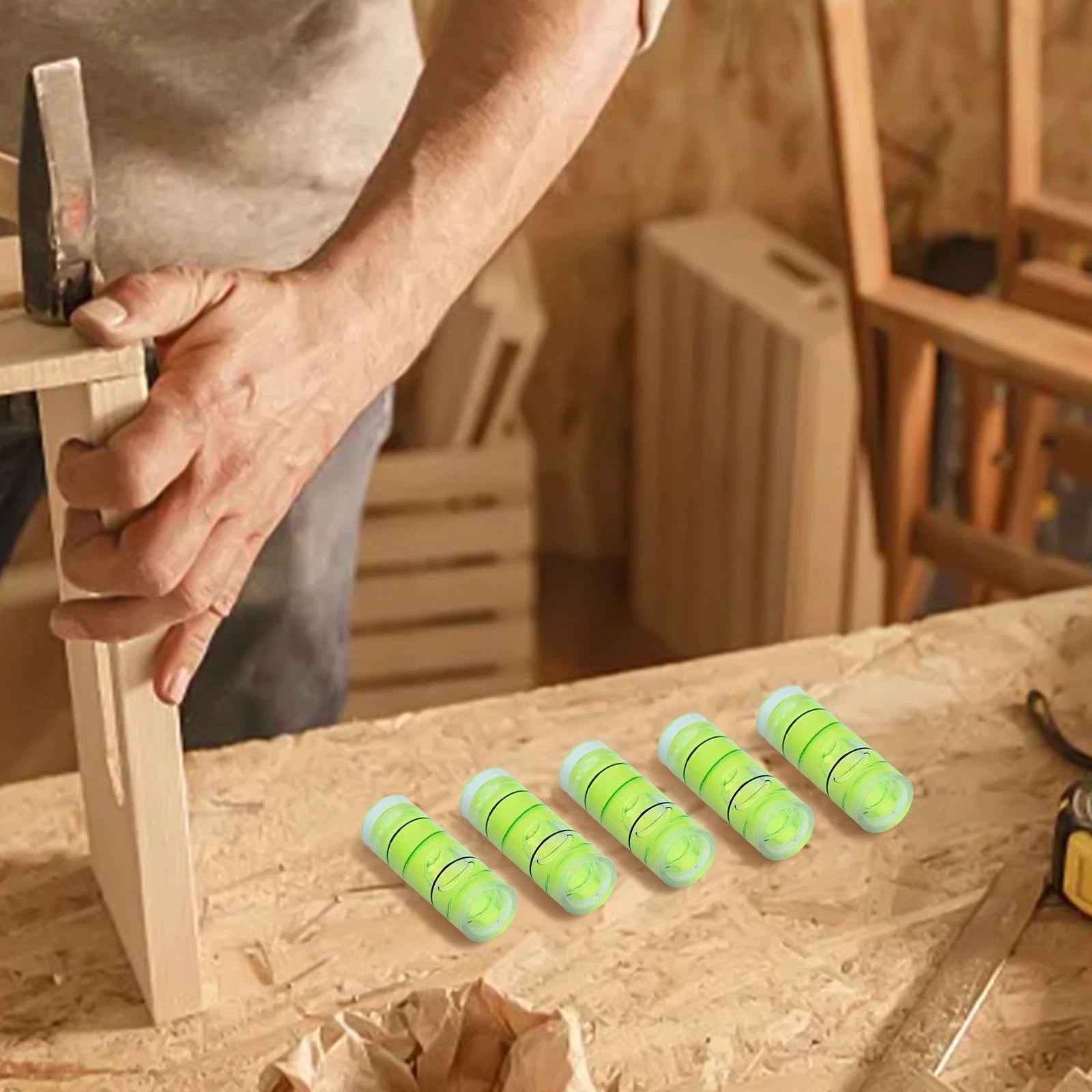 5pcs Precision Bubble Levels for Measurements