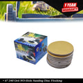 Set of 100 6" 240 Grit Hook Loop Sanding Discs