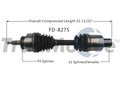 CV Axle Shaft for Ford F-150 (2015) SurTrack FD-8275