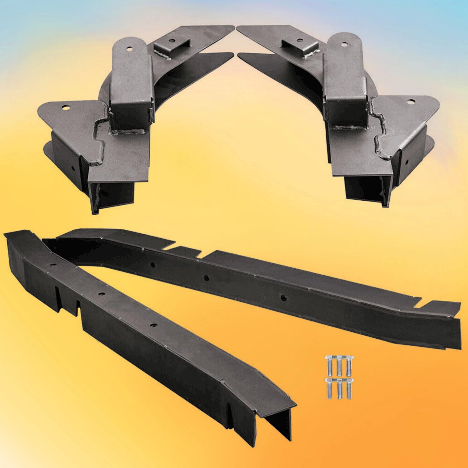 Rear Trail Arm & Center Skid Plate for Jeep Wrangler TJ (1997–2002)