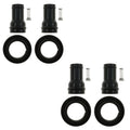 Set of 4 NGK Ignition Coil Boots for Hyundai Accent Veloster Kia Rio Soul (2011–2019)