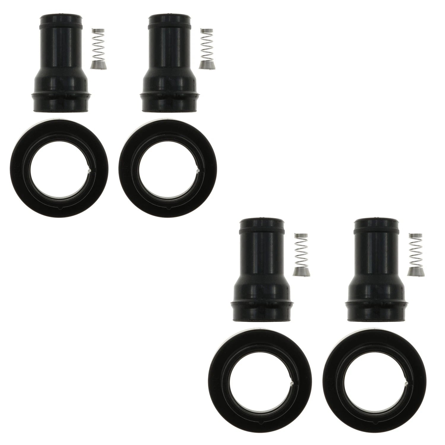 Set of 4 NGK Ignition Coil Boots for Hyundai Accent Veloster Kia Rio Soul (2011–2019)