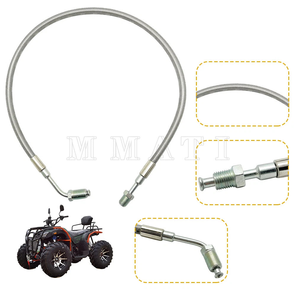 Front Left & Right Brake Line W/Fitting for Polaris Sportsman 400 500 600 700 (2000–2006)