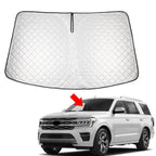 Foldable Windshield Sun Shade for Ford Expedition (2018–2025)