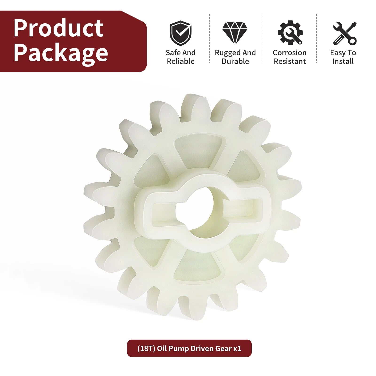 Oil Pump Driven Gear 18T for Honda CRF250R CRF250 R (2004–2009)