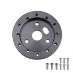Aluminum 0.5" Short Hub Steering Wheel Adapter 6 to 3 Hole
