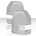 2pc Full Towing Mirror Covers for 17-20 Ford SD XL/XLT - Chrome w/Signal Cutout
