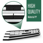 Front Bumper Lower Grille for Toyota Highlander (2017–2019) Black & Chrome