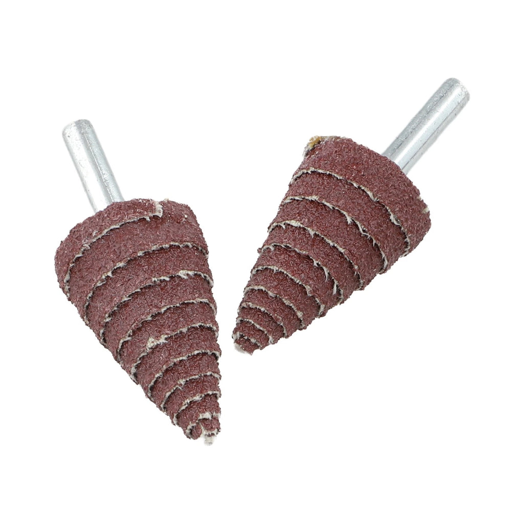 10PCS Tapered Cone Grinding Heads with 6MM Shank for Electric Grinders