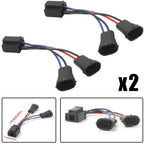 Dual Harness H9/H11 to H4 Headlight Splitter for