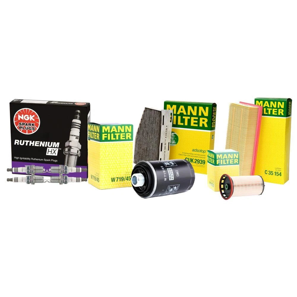Tune-Up Kit with Mann Filters & NGK Spark Plugs for Audi A3 (2006–2013)