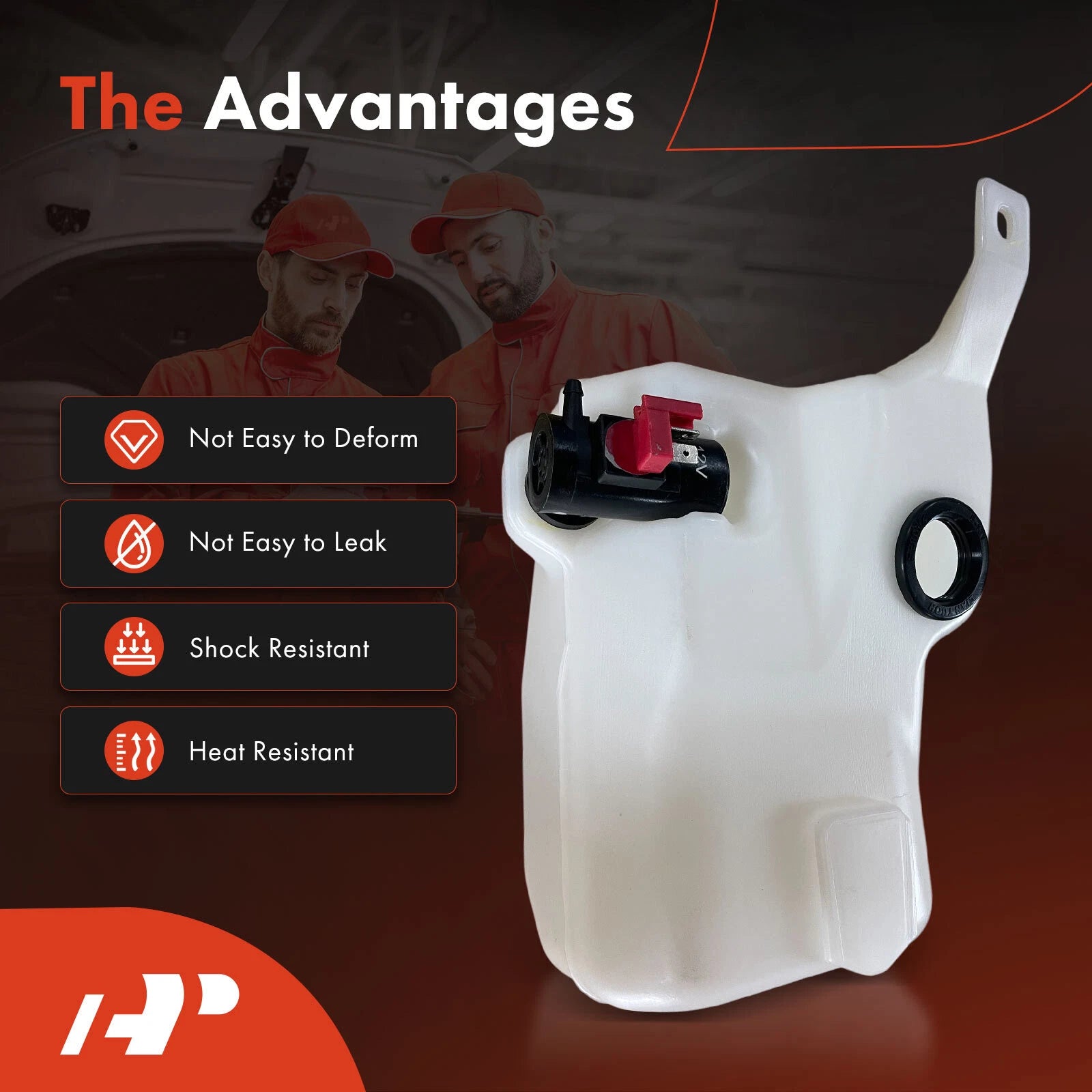Windshield Washer Reservoir with Pump & Cap for Honda S2000 (2000-2009)