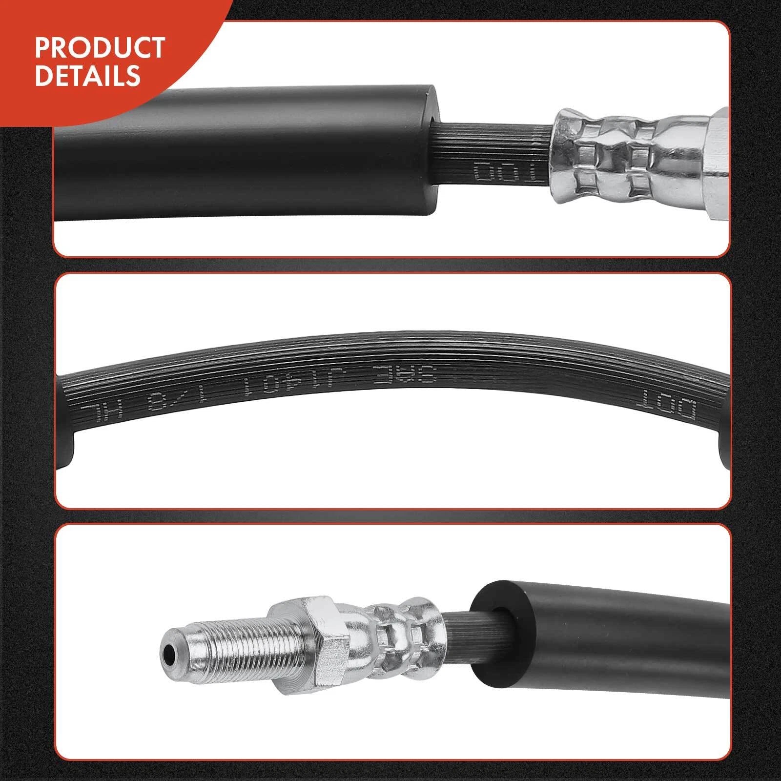 2X Rear Brake Hydraulic Hose for Ford Explorer (2012–2019)