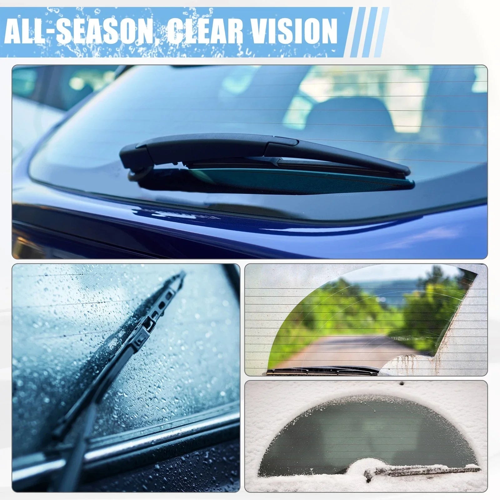 Rear Wiper Blade Arm Set for BMW X5 X5M E70 (2007-2013)
