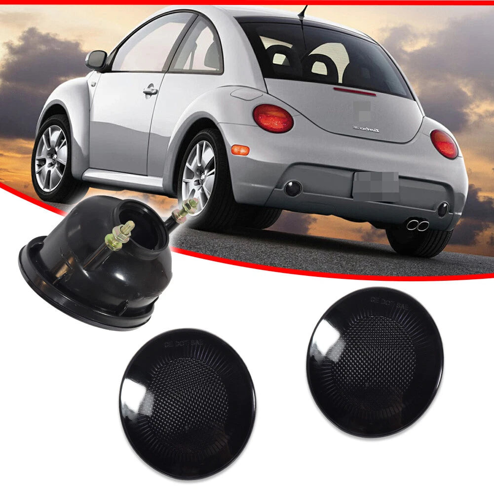 2X Smoked Lens Rear Bumper Backup Lights for VW Beetle (1998–2005)