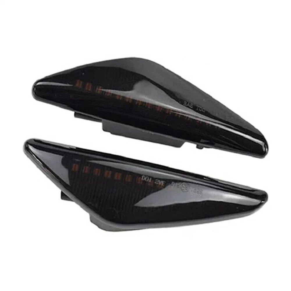Smoked LED Fender Side Marker Lights for BMW X3 X5 X6 (2004-2010)